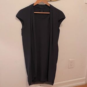 Dark Navy Cap Sleeve Dress